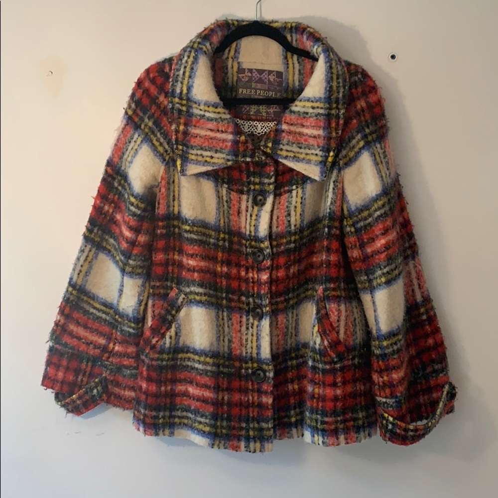 Freepeople plaid jacket